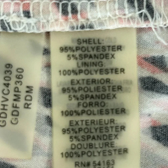 Guess Red Black and White Geometric Print Sleeveless Maxi Dress Size 12 - Picture 8 of 9